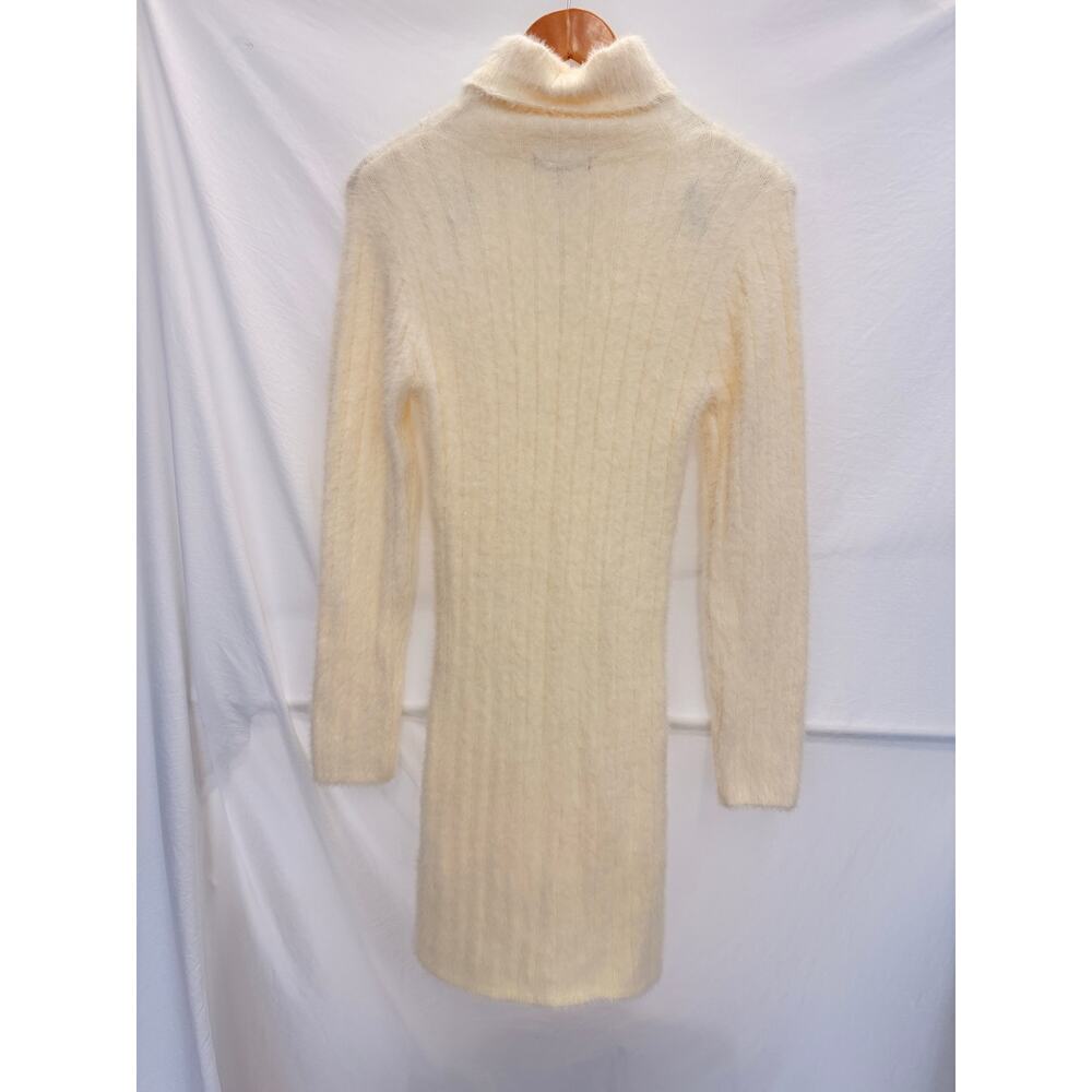 JLUXLABEL | NEW Sweater Faux Fur Mini Dress Cozy‎ Winter Fall European